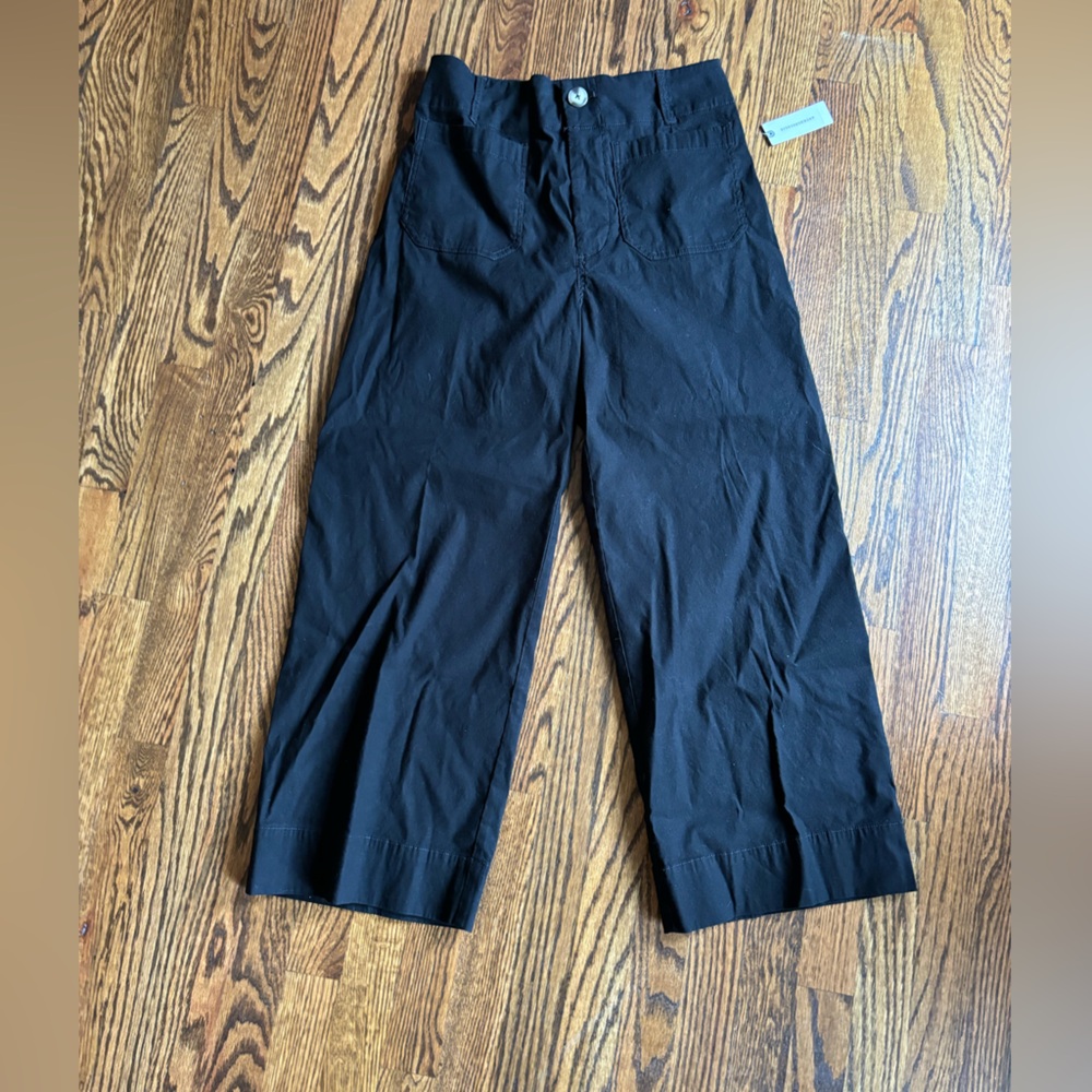 NWT Cropped black pant, size 29, Maeve by Anthropologie